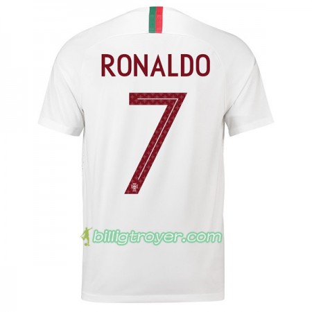 Billige Fotballdrakter Portugal Ronaldo 7 VM 2018 Bortedraktsett
